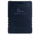 Tarjeta de memoria de 8 MB para PS2 (negro)