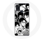 Coque Samsung Galaxy A21S Attaque des Titans Manga Levi Ackerman
