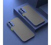 Para Samsung Galaxy A54 A34 A14 5G A04 funda mate transparente para Samsung A 54 34 14 silicona A prueba de golpes + carcasa trasera dura de PC for Samsung A31 negro