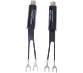 2 uds Uhf/Vhf/Fm/Tv F Cable 75-300 Ohm Balun antena adaptador de transformador a juego 10cm