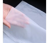 Tela de nailon de malla de seda blanca para costura de prendas de bricolaje, tela de malla fina con filtro de micrones, telas de malla de alta resistencia al estiramiento 1x1 meter