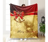Manta de franela con tema de alce navideño en 3D, suave, ligera, cálida para sala de estar, dormitorio, cama, sofá, regalos para niños y adultos 80*120cm