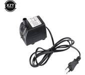 Bomba de agua sumergible de 220 V CA y 10 W con luz LED para acuario, fuente, estanque, bomba de agua, enchufe europeo.