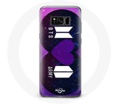 Coque pour Samsung Galaxy S8 Plus Bangtan Sonyeondan Logo BTS Et Logo ARMY I Purple You
