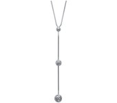 Les Trésors De Lily [L6308] - Collier argent 'Chorégraphie' argenté (rhodié) - 98x9 mm plata