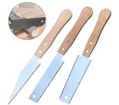 Sierra de acero de 150 mm, sierra de tracción japonesa de doble filo, sierras de mano de hoja flexible para carpintería, miniherramientas para cortar y recortar madera