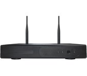 Grabador de video en red NVR de 8 canales, 3 MP/5 MP, sistema de vigilancia de seguridad CCTV NVR solo para cámaras de monitor JUANCLOUD EU  plug negro