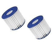2 piezas de filtro de bañera de hidromasaje para niños, piscina para niños, spas superiores One size blanco