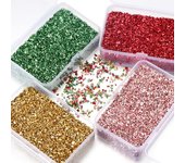 30/50/80 g/caja de piedras de vidrio trituradas de Color, relleno de resina para DIY, Molde de resina epoxi, cristal Irregular, decoración artística de uñas, fabricación de joyas 30g