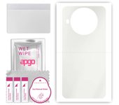 apgo MATTE Protective Skin Sticker for the back compatible with Cubot Note 20 Pro, Wrap Film, Hydrogel Film, Flexible, Soft TPU with positioning layer