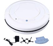 Aspiradora robot inteligente 3 en 1, potente succión, limpieza automática, fregado en seco y húmedo, aspiradora robótica