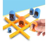 2 jugadores Tic-Tac Toe Big Eat-Small Game Competencia interactiva entre padres e hijos