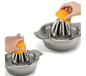 Exprimidor manual portátil de frutas, limón y naranja, accesorios de cocina de acero inoxidable, herramientas, exprimidor de cítricos crudos prensados a mano Juicer