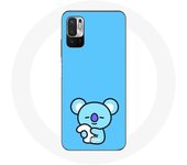 Coque pour Xiaomi Poco M3 Pro Bangtan BTS BT21 Koya RM Fond Bleu
