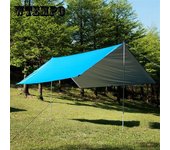 Toldo de 3x3m, lona impermeable, tienda de campaña, sombra, dosel de jardín ultraligero, sombrilla para acampar al aire libre, hamaca, refugio solar para playa turística