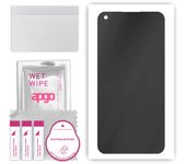 apgo Hydrogel Privacy Matte Screen Protector for Oppo Reno 4 Pro CPH2109, Anti Spy, Hydrogel Film, Flexible, Soft TPU with positioning layer easy inst