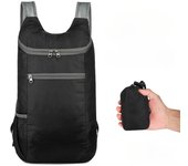 Mochila para mujer con cremallera, multicolor, portátil, plegable, ligera, práctica, para deportes al aire libre, regalo de viaje, mochila para mujer