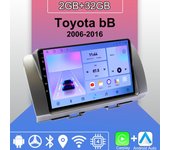 Radio para coche con Android Carplay para Toyota bB 2006-2016, reproductor multimedia, unidad principal, estéreo, navegación GPS, BT, WIFI, 2 + 32 GB 1+16GB