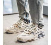 Zapatos de hombre de verano con suela gruesa, zapatos planos informales, zapatos deportivos antideslizantes para jóvenes 39