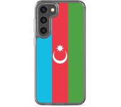 Coque Téléphone - Samsung - Galaxy S23 Ultra - Drapeau Azerbaïdjan - Souple - Multicolore