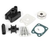 Kit de reparación de impulsor de bomba de agua fueraborda, accesorios compatibles con motores fueraborda Yamaha de 4 hp y 5 hp, de 2 tiempos, 4A y 5C.