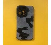 Funda mate para Iphone 14 Pro Max 13 Mini 11 12 funda trasera de teléfono a prueba de golpes para Iphone Xr Xs Max X 7 8 Plus conejo de dibujos animados iphone 6s 6
