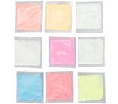 Polvo fluorescente resistente al agua y sin irritantes, pigmento de paleta de neón para manualidades, jabón, decoración de uñas, 9