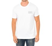 Camiseta de manga corta cuello redondo 00CG46-0QAZN para Hombre S blanco