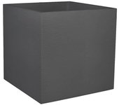 EDA Jardinera cuadrada Graphit - 57 L - 49,5 x 49,5 x 49,5 cm - Gris antracita