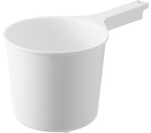 Cubo magnético Yamazaki Jitsugyo blanco (ancho: 14,6 x profundidad: 28 x alto: 13 cm), cubo flotante MIST, almacenamiento de pared, 1719