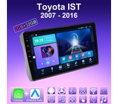 Radio de coche 2 DIN Android Carplay para Toyota IST 2007-2016, reproductor multimedia, unidad principal, estéreo, navegación GPS, Bluetooth, WIFI, 2+32 GB 1+16GB