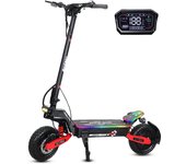 Patinete eléctrico plegable para adultos ARWIBON GT06Plus, 11 pulgadas, neumáticos todoterreno, motor de 2400 W, batería de 42 V y 23,4 Ah, para desplazamientos urbanos.