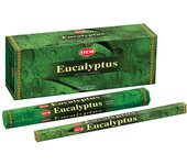 Hem Incienso de eucalipto, 20 varillas hexagonales
