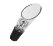 1 Uds aireador de vino vertedor decantador mágico Mini decantador de vino aireador de vino (color negro)