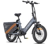 Bicicleta eléctrica de carga Engwe LE20-S 250W 48V19.2Ah con sensor de par y aplicación de soporte 48V 250W 19.2Ah gris