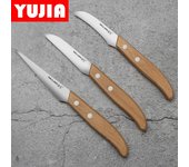 Juego de cuchillos 3 uds, cuchillo para tallar alimentos, cuchillo de cocina maestro tallado Chef