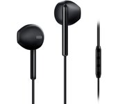Auriculares con cable T5M Auriculares con sonido de graves Volumen remoto Sonido de llamada Compatible con conector para auriculares Micrófono negro de 3,5 mm, Calidad, Control, negro