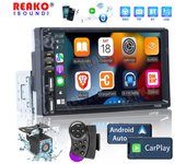 Doble 2 Din 7 pulgadas Radio estéreo para coche MP5 Bluetooth Touch carplay USB Mirror Link para GPS Bilicar-7042 7 inch
