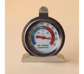 Termómetro inoxidable redondo portátil del refrigerador de la cocina del dial del congelador de acero 1pc