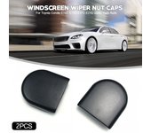 Tapas de tuerca para brazo de limpiaparabrisas delantero de coche, cubierta de perno para Toyota Corolla E140 E150 E170 E210 Verso Yaris Auris, 2 uds.