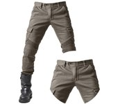 Pantalones De Protección Para Moto Vaqueros De Moto Para Hombre Transpirables Resistentes Al Desgaste Con 2 Pares De Protectores De Cadera Y Rodillas Almohadillas Extraíbles XXL