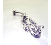 Les Trésors De Lily [E7778] - Piercing 'Cisne' Blanco blanco
