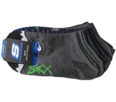 Skechers Boys 6pk Low Cut Dinos S111627-AST, para Niño, Calcetines, multicolor 31-34