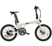 Bicicleta eléctrica ADO A20 AIR, color blanco crema