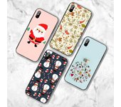 Funda navideña para Huawei G7, G8, P7, P8, P9, P10, P20, P30 Lite, Mini Pro, P Smart Plus P20Lite