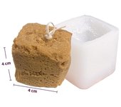 Nuevo molde de silicona para velas Diy, molde para velas de aromaterapia hecho a mano, molde para manualidades de yeso, galletas, jabón, moldes de silicona A