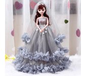 Exquisita muñeca, juguetes para niños, boutique, caja de regalo de cumpleaños, regalo de princesa para niña 45CM (bagged)
