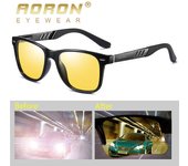 AORON Gafas de sol polarizadas de visión nocturna Accesorios al aire libre Moda para hombres Gafas