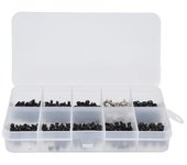 Kit de 500 tornillos de acero inoxidable para portátiles, tornillos cruzados, accesorios para mantenimiento y reparación.