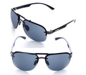Gafas de sol de personalidad de moda Gafas de sol sin montura Gafas de sol de conducción para hombres púrpura